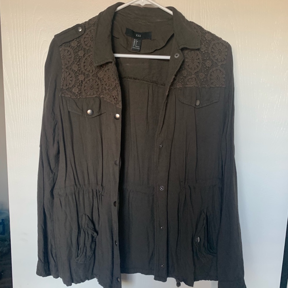Forever 21 | Olive Cardigan